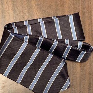 Tommy Hilfiger Blue Stars Stripes 100% Silk Tie